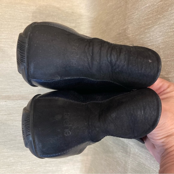 ARCHE Sz 41 Metallic Leather and Fabric Zipper Futuristic Ankle Booties - Picture 6 of 9